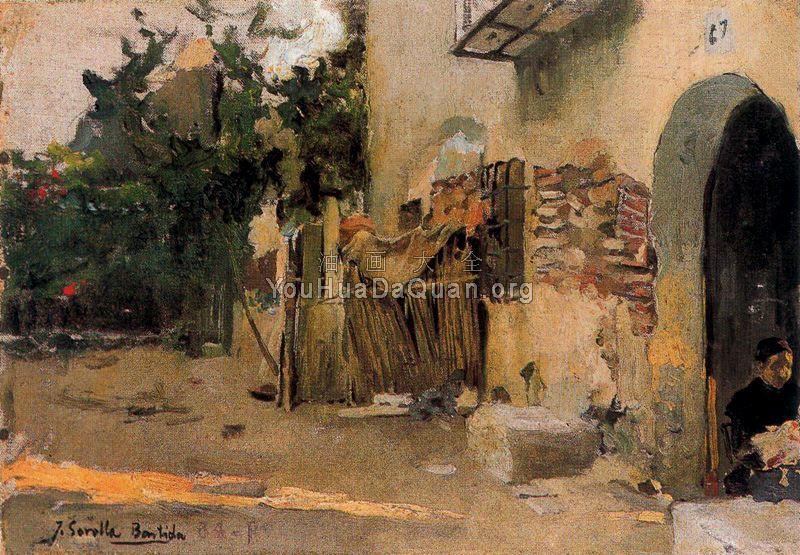 A farmhouse in Valencia - 华金·索罗利亚·巴斯蒂达